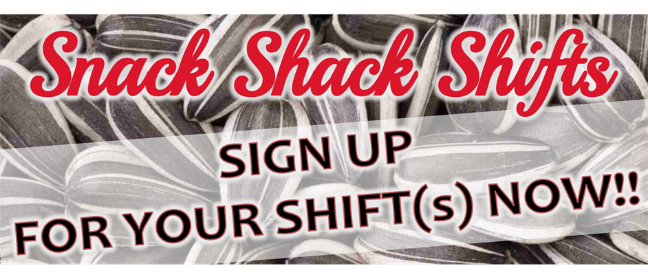 Snack Shack Signups